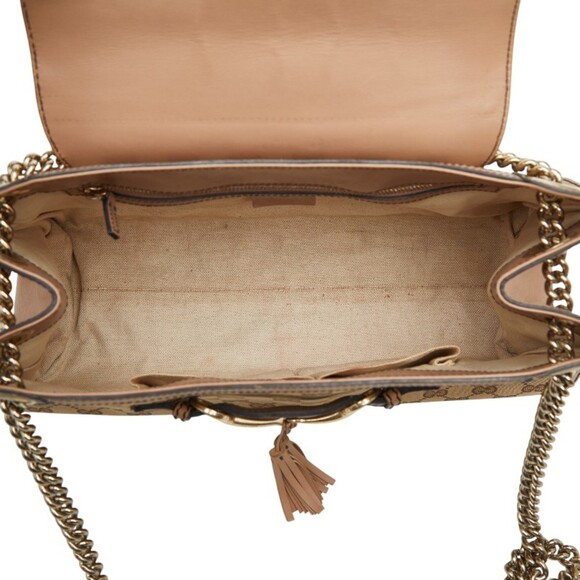 GUCCI Cream Leather Shoulder Bag - Picture 13 of 15